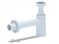 Сифон 1 1/4*32 бутылочный белый пластик. с переход. трубкой 40*40 без выпуска Ани Пласт BRB1004 1/9 Сифон 1 1/4*32 бутылочный белый пластик. с переход. трубкой 40*40 без выпуска Ани Пласт BRB1004 1/9