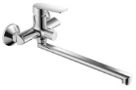 Смеситель Сент-Джеймс д/ванны с изливом L-30см. шар. 10435 латунь, хром GOLDEN FOX 1/10