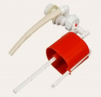 Клапан наполнительный д/бачка унитаза боковой подвод, универсальный, пластик РБМ 1/50 Клапан наполнительный д/бачка унитаза боковой подвод, универсальный, пластик РБМ 1/50