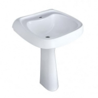 Умывальник-тюльпан Водолей 57см с/отв. (Умывальник Водолей+пьед. Салют) (г.Лобня)