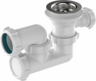 Сифон д/душ.поддона 1 1/2*40 регулируемый Aquant V215 1/65 (аналог Е210)