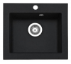 Мойка FG 48-44 404 антрацит (черный) кварц (474*432*162)   