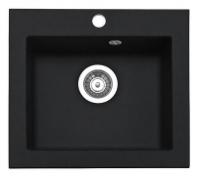 Мойка FG 48-44 404 антрацит (черный) кварц (474*432*162)   