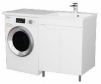 Подстолье Бланко 570 бел. 2 двери/под стиральную машину под умывальник Марсал 120 GOTA ROCIO 