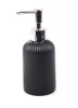 Дозатор д/жидкого мыла керамика Плиссе черный матовый CE1610QA-LD