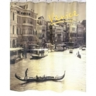 Шторка д/ванной 180*180см фотопринт "Venice"  Zalel YX-2428 полиэстер