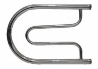 Полотенцесушитель Фокстрот-ПЛ-1 320*600 1" GR (телескоп.б/кольца)