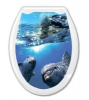 Сиденье д/унитаза жёсткое Океан "Дельфины" 1/10
