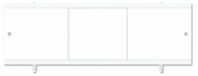 Экран д/ванны "Монолит М" белый 1,48 пластик.профиль 3 дверки