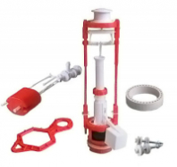 Арматура д/бачка кноп. белая ниж/подв, универсальный клапан РБМ АС-17,1 Тула 1/20 Арматура д/бачка кноп. белая ниж/подв, универсальный клапан РБМ АС-17,1 Тула 1/20