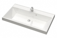 Раковина Дакота 90 (сигн.бел.) с сифоном V33 Gota Rocio 