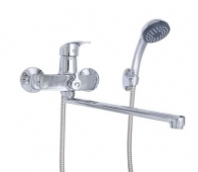Смеситель д/ванны шар. с изливом L-30см. перекл.душа  G254810 d35 Момент GOTA ROCIO® 1/10 