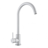 Смеситель д/кухни с высоким изливом Спектр 14411 серебро нержав. сталь GOTA ROCIO 1/10