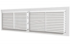 Решетка вентиляционная переточная 450*130 4513ВР дверная АБС белая 1/30