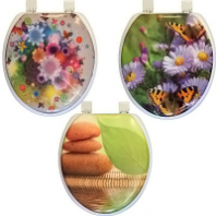 Сиденье д/унитаза мягкое с рис. цветное в ассорт.1/17