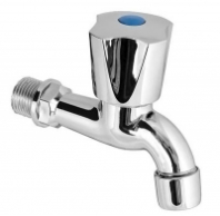 Кран пласт.хром с нос. 1/2 вентиль "4" ST5107