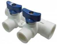 Коллектор с шар.краном 25*20/2 ППР RTP 1/25