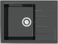 Мойка Модель 150/Q4 (черн.) матовая 575x470x215 с сифоном GOTA ROCIO
