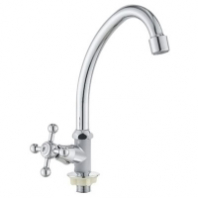 Смеситель д/кухни моно с высоким изливом креп.гайка (без подводки) 125530-GR GR 1/10