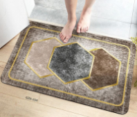 Коврик д/ванной противоскользящий 45*75см Zalel TY-034