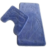 Набор ковриков д/ванной 2 предмета 55*90/45*55 Zalel L.BLUE