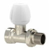 Вентиль д/радиатора ручной регулировки 1/2 прямой ЭКО никель РТП