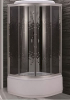 Душ.каб.1000*1000*2200 выс.под.,ч.ст.,ст.мозаика,тр.душ,р.душ 2р+кр.,см.2р,сиденье в под.NG-7509-14
