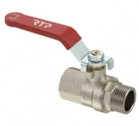 Кран шар руч. 1 г/ш лат никель RTP