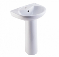 Умывальник-тюльпан с пьедесталом Комфорт с отв. белый (г.Киров)