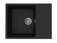 Мойка Модель GR 650-004 (черный оникс) матовая SOFT-TOUCH 650*495*180 с сифоном GOTA ROCIO