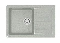 Мойка Энди Z16Q10 (светл.сер.) глянец 740x490x210 с сифоном GOTA ROCIO