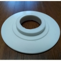 Мембрана запорная д/слив.колонки бачка унитаза силикон белая/прозрачная 63*23 ИНКОЭР