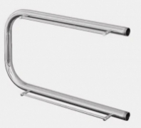 Полотенцесушитель П2 500*400 1" GR с полками (телескоп.б/кольца)