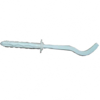 Кронштейн д/радиатора 180*7 плоский с дюбелем белый 1/100/200