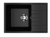 Мойка Модель GR 600-004 (черный оникс) матовая SOFT-TOUCH 600*420*170 с сифоном GOTA ROCIO