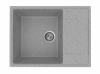 Мойка Модель GR 650-003 (светло-серый) матовая SOFT-TOUCH 650*495*180 с сифоном GOTA ROCIO