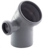 Отвод 110/50 угол 45 левый для внутр.канал. РТП 1/35