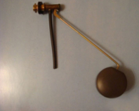 Клапан наполнительный д/бачка унитаза шар с поплавком ТСТК Латунный Тула 1/50 (неразборный)