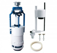 Арматура д/бачка 2-х кноп. хром ниж/подв унив. колонна Уклад D40 АБ77.55.14.3 (77.57.14.3) 1/18