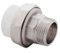 Муфта комб. разъем. штуцер 20*3/4 РосТурПласт 1/20/200 Муфта комб. разъем. штуцер 20*3/4 РосТурПласт 1/20/200