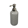 Дозатор д/жидкого мыла керамика серый Magic B4456-1