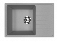 Мойка Модель GR 600-003 (светло-серый) матовая SOFT-TOUCH 600*420*170 с сифоном GOTA ROCIO