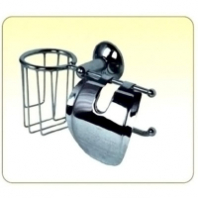 Держатель д/бумаги с крышкой,с подставкой д/дезодор. A086-5 Zalel