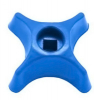 Маховик д/смесителя пластик Крест синий, д/вентилей ДУ 15,20,25 (5-0018) 1/100