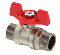 Кран шар баб. 3/4 ш/ш лат никель RTP