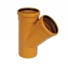 Тройник 200 угол 45 рыжий НК3234 Водполимер
