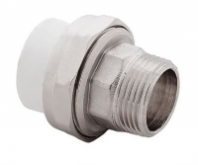 Муфта комб. разъем. штуцер 25*3/4 РосТурПласт 1/10/120 Муфта комб. разъем. штуцер 25*3/4 РосТурПласт 1/10/120