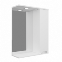 Шкаф зеркальный Бланко бел. 600 прав C белый GOTA ROCIO