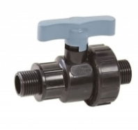 Кран шаров. для ПНД труб компрес. наруж.рез. 1*1 ITAL