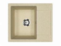 Мойка Модель GR 575-002 (слоновая кость) матовая SOFT-TOUCH 575*495*190 с сифоном GOTA ROCIO Мойка Модель GR 575-002 (слоновая кость) матовая SOFT-TOUCH 575*495*190 с сифоном GOTA ROCIO